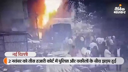 डीसीपी मोनिका वकीलों के सामने हाथ जोड़ते नजर आईं