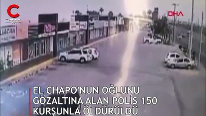 El Chapo'nun oğlunu gözaltına alan polis 150 kurşun ile öldürüldü