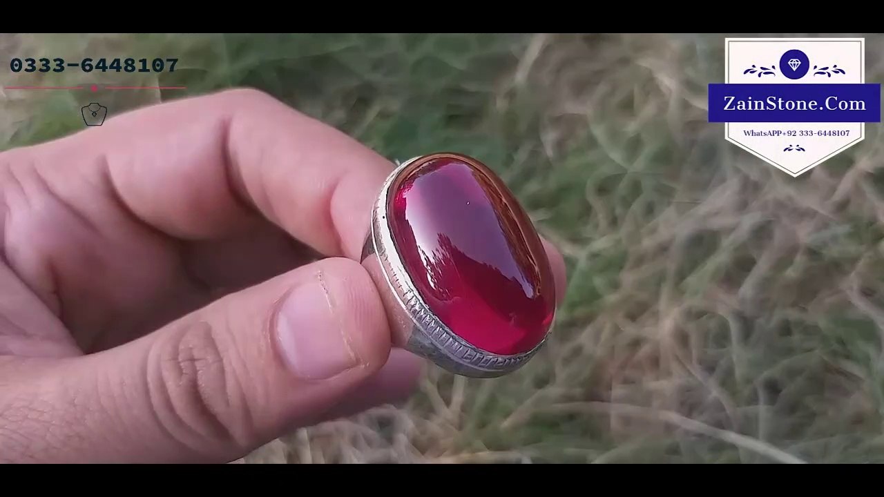 Anari Yaqoot Stone Ring