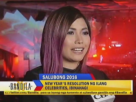 New Year's resolution ng ilang celebrities, ibinahagi