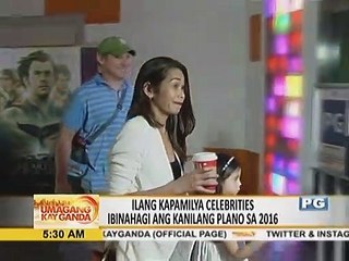 Download Video: Ilang kapamilya celebrities ibinahagi ang kanilang plano sa 2016