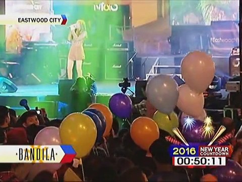 Live performances ng international at Filipino artists, tampok sa new year countdown sa Eastwood City