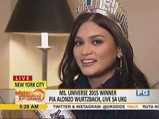 Miss Universe Pia Wurtzbach, sinabing wala siyang boyfriend