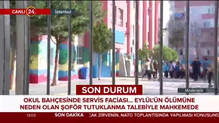 Okul bahçesinde servis faciası