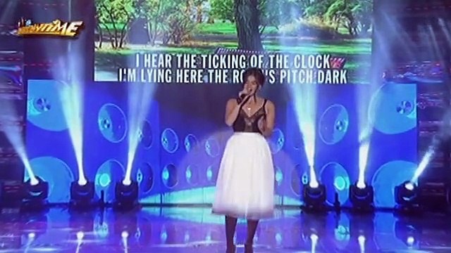 Anne Curtis bumirit ng todo ng Alone sa Singing Mo To