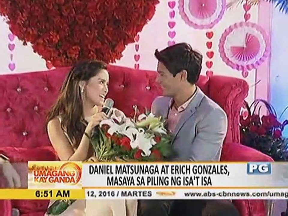 Daniel Matsunaga at Erich Gonzales, masaya sa piling ng isa't isa