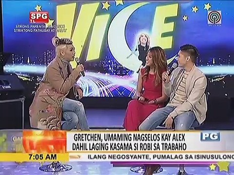 Gretchen, umaming nagselos kay Alex dahil laging kasama si Robi sa trabaho