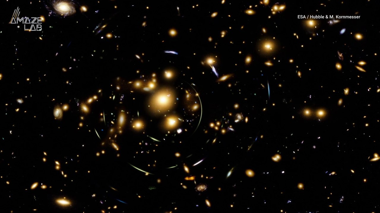 Hubble Snaps Rare Kaleidoscope Image of Distant 'Sunburst Arc'