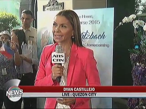 Wurtzbach, bumisita sa ABS-CBN at mainit na sinalubong ng mga executives ng Kapamilya network at supporters