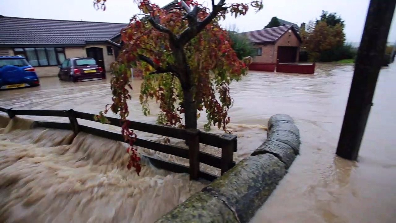 Rotherham village underwater as floods in South Yorkshire continue