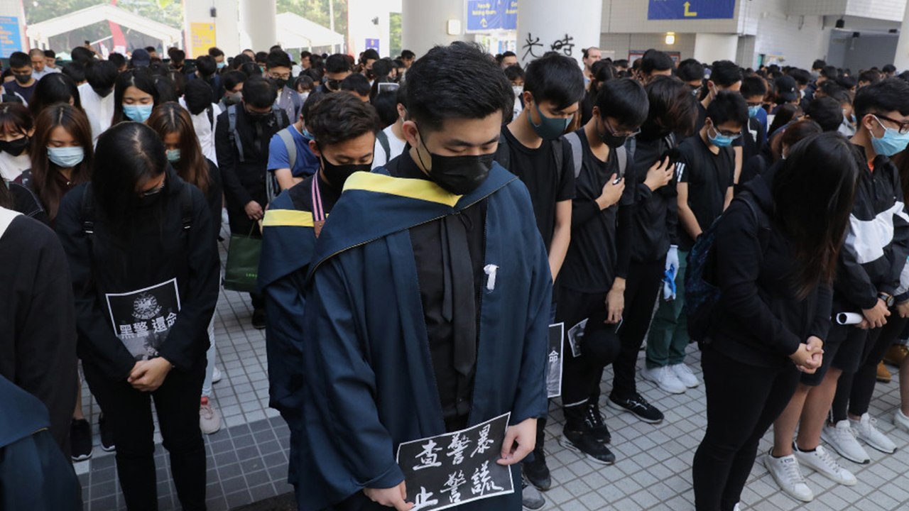 Hong Kong student who suffered brain injury in car park fall dies