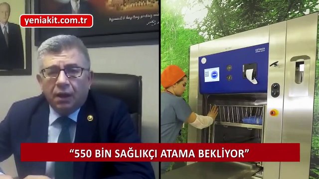 Sefer Aycan'dan Sağlık Bakanlığı'na çağrı: 550 bin sağlıkçı atama bekliyor