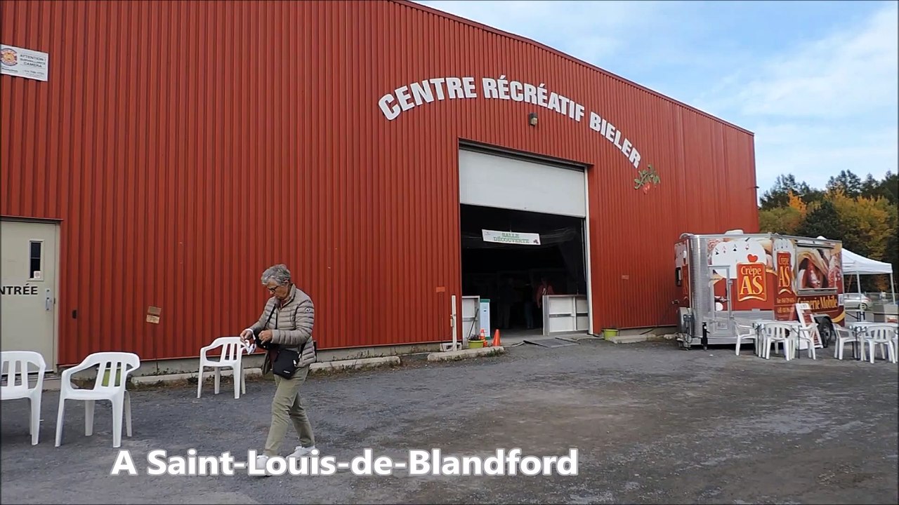 Production de la canneberge à Saint Louis de Blandford (Québec) Vidéo