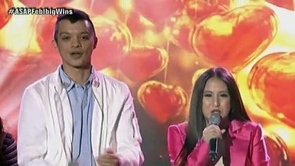 A sweet live wedding proposal on ASAP