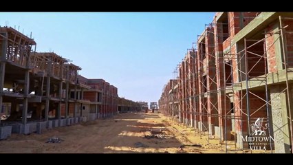 استمرار الانشاءات والعمل في كل مشاريع ميدتاون العاصمة الادارية الجديدة