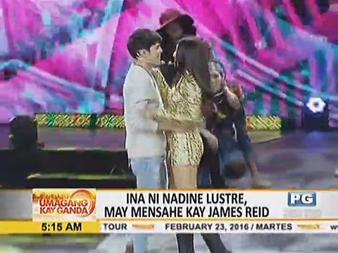 Ina ni Nadine Lustre, may mensahe kay James Reid
