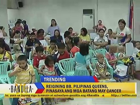 Reigning BB. Pilipinas Queens, pinasaya ang mga batang may cancer