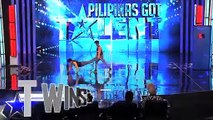 Pilipinas Got Talent Season 5 Auditions: Happy Twins - Twin Acrobats