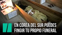 En Corea del Sur puedes fingir tu propio funeral