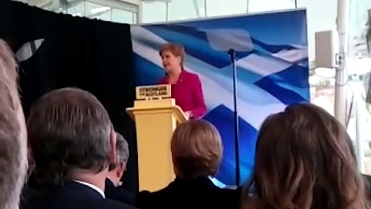 Nicola demands independence referendum next year at SNP election launch
