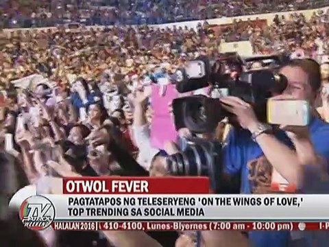 Pagtatapos ng teleseryeng 'On The Wings Of Love,' top trending sa Social Media