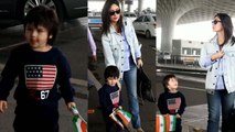 Kareena Kapoor Khan returns with Taimur Ali Khan to Mumbai; Watch Video | FilmiBeat