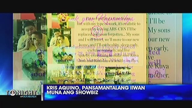 Boy Abunda: 'Kris is not quitting, she's not retiring'