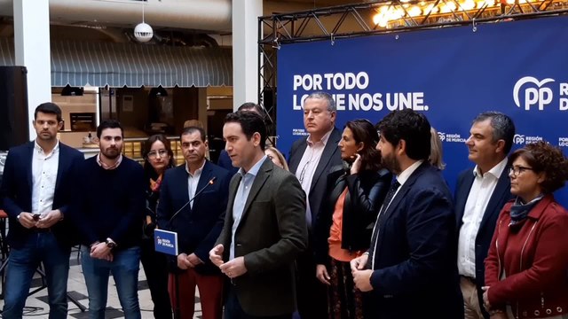Teodoro García Egea, esperanzado con las expectativas, llama a votar al PP