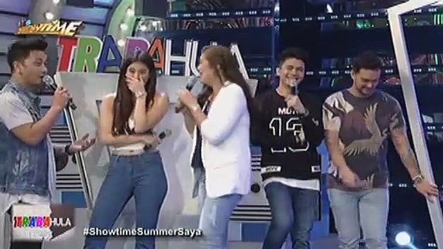 Dimples, aliw na aliw sa mga contestants ng Trabahula