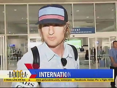 Hollywood Actor Owen Wilson, bumisita sa Pilipinas