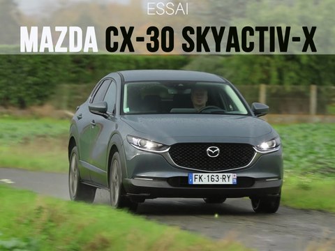 Essai Mazda CX-30 SkyActiv-X 180 Sportline 2019