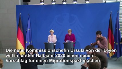 Von der Leyen will EU-Migrationspakt "mit humanem Ansatz"