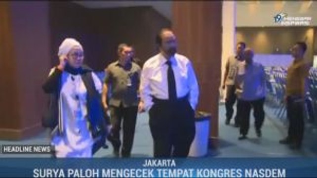 Surya Paloh Cek Lokasi Kongres II NasDem