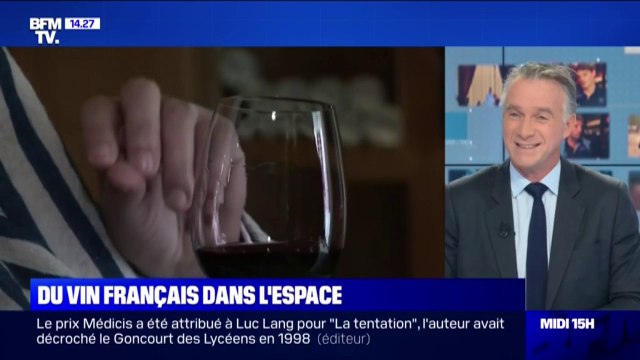 Des bouteilles de vin ont été envoyées dans l'espace
