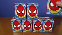 7 Ultimate Spider-Man Chocolate Fun Surprise Eggs by Choco Treasure