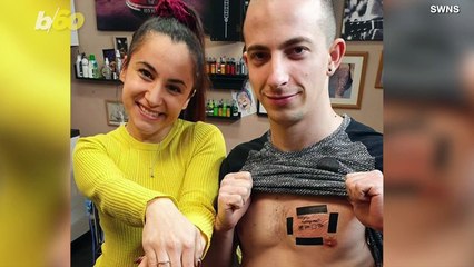 This Man Proposed By Tattooing a 'Check Yes or No' Box Over His Heart