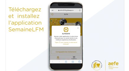 Appli #SemaineLFM : le tuto