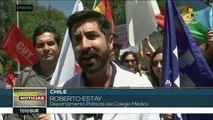 Chile:trabajadores de la salud atienden sin insumos a miles de heridos