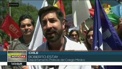 Chile:trabajadores de la salud atienden sin insumos a miles de heridos