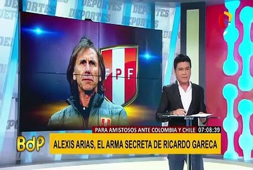 Alexis Arias feliz por su regreso a la selección