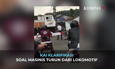 KAI Klarifikasi Soal Masinis Turun dari Lokomotif