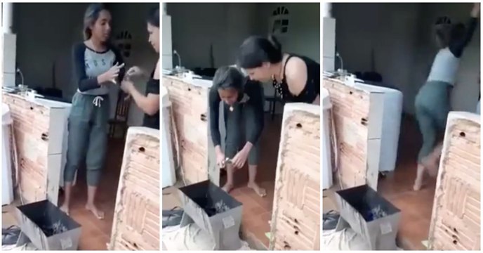 Eis porque não vemos muitas vezes mulheres a brincar com bombinhas de carnaval...