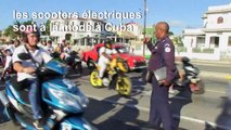 Cuba: la mode des scooters électriques face au manque d'essence