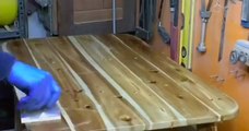 DIY : une palette en bois transformée en table basse