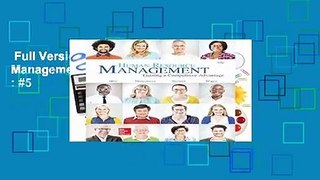 Full Version  Human Resource Management  Best Sellers Rank : #5