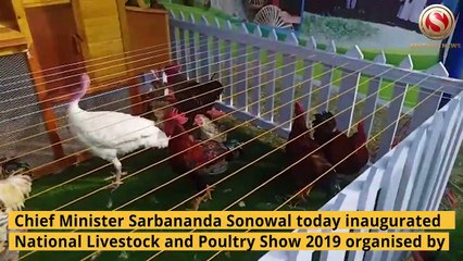 CM Sonowal inaugurates National Livestock and Poultry Show 2019