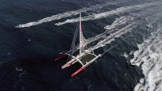 IDEC SPORT 2019 : Record de La Mauricienne l'arrivée de Francis Joyon à l'île Maurice