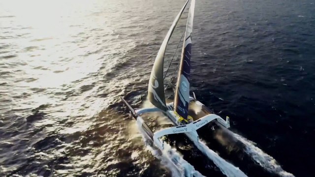 Gitana Team 2019 : Premières images de drone sur la Brest Atlantiques The first drone images on the Brest Atlantiques