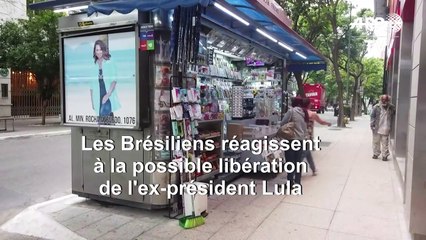 Les Brésiliens réagissent à la possible libération de Lula
