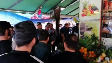 Zabıtadan tepki çeken meydan dayağı